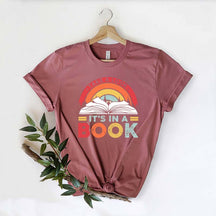 Take a Look it's in a Book Rainbow T-Shirt