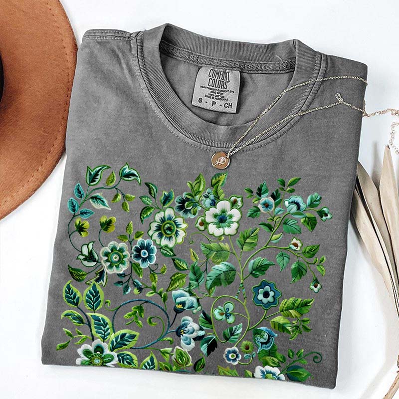 Pressed Flowers Comfort Colors T-Shirt