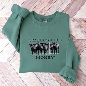 Smells Like Cattle Western Cow Sweatshirt