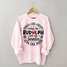 Shine Like Rudolph Heathered Sweatshirt