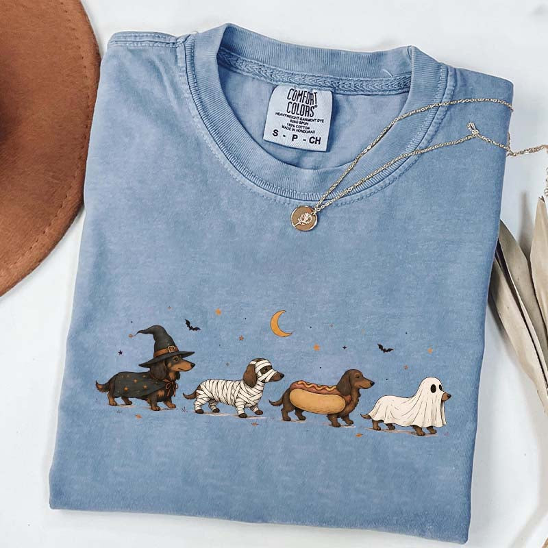 Halloween Dachshund Costumes T-Shirt