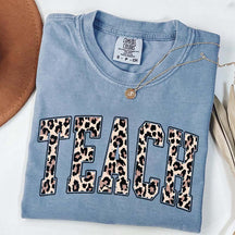 Comfort Colors Leopard Teacher T-Shirt