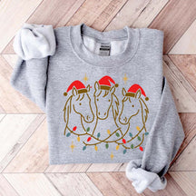 Horse Christmas Holiday Horse Sweatshirt