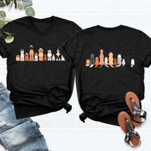 Vintage Retro Dog Breeds Funny T-Shirt