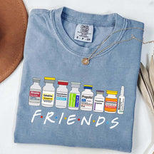 Nurse Friends Propofol CRNA Medical Critical Care T-Shirt