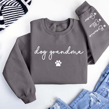 Custom Dog Grandma Pet Lover Sweatshirt