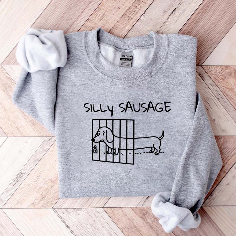 Silly Dachshund Dog Sweatshirt