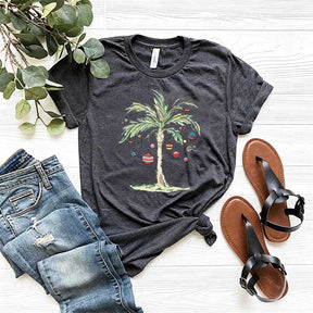 Christmas Palm Tree Cute T-Shirt