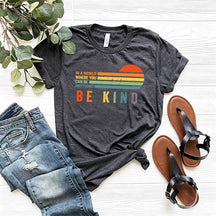 Retro Be Kind Rainbow T-Shirt