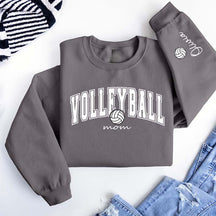 Custom Volleyball Mom Cute Sweatshirt