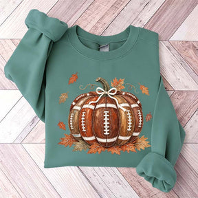Fall Game Day Football Pumpkin Sweatshirt