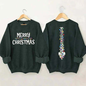 Light Merry Christmas Sweatshirt