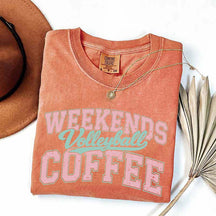 Weekends Coffee Volleyball T-Shirt