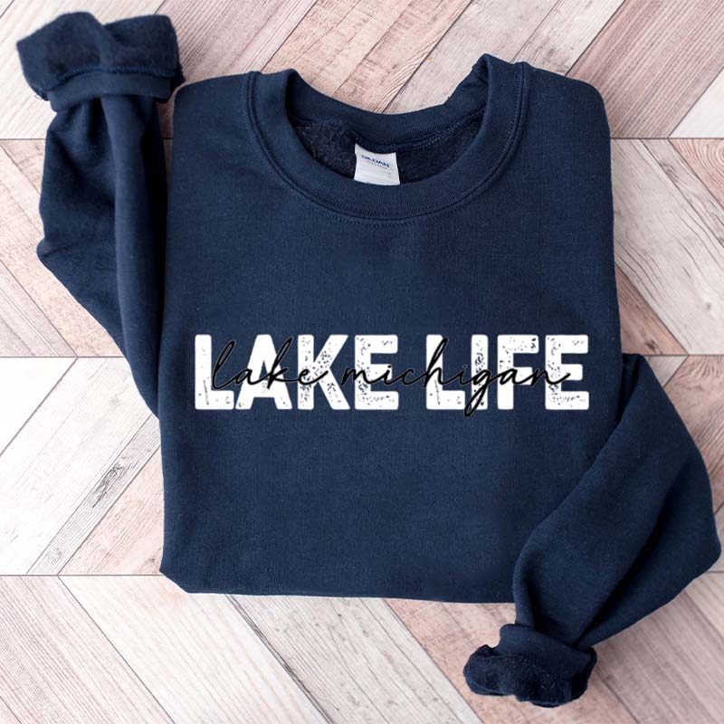 Personalized Lake Life Sweatshirt