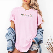 Funny Silly Goose Foral T-Shirt