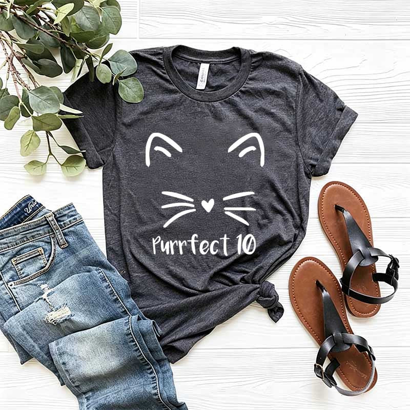 Purrfect 10 Cat T-Shirt