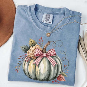 Watercolor Pumpkin Womens Halloween T-Shirt