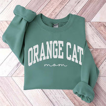 Orange Cat Mom Sweatshirt