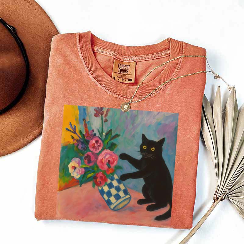 Comfort Colors Cat Artist T-Shirt