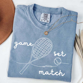 Tennis Game Set Match T-Shirt