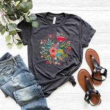 Grow Positive Thoughts Bohemian Floral T-Shirt