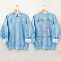 Personalized Tennis Club Coach Sweatshirt