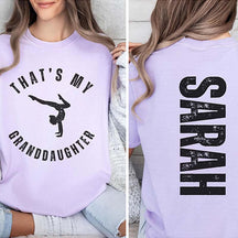 Custom That's My Granddaughter Gymnastics T-Shirt