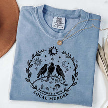 Support Your Local Murder Sun And Moon T-Shirt