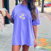 Have A Nice Daisy Happy Face T-Shirt