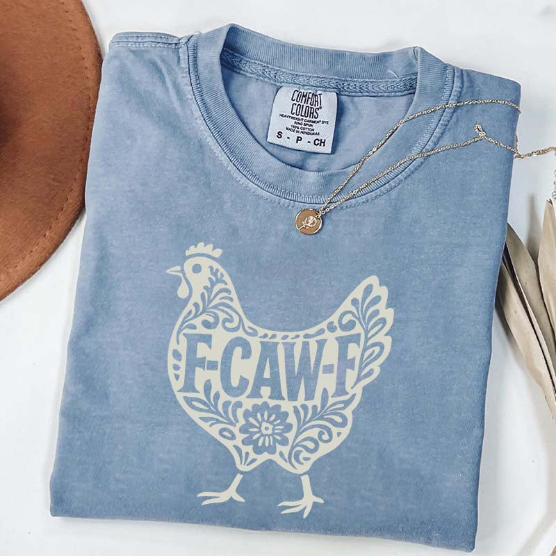 F-CAW-F Farm Animal Chicken T-Shirt