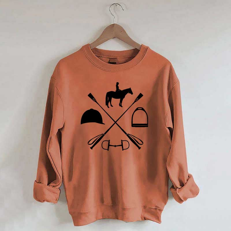 Equestrian Horse Rider Sweatshirt