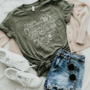 Book Heart T-Shirt