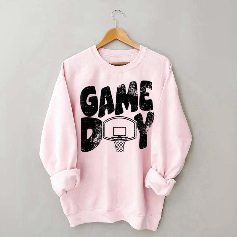 Game Day Basketball School Spirit Sweatshirt