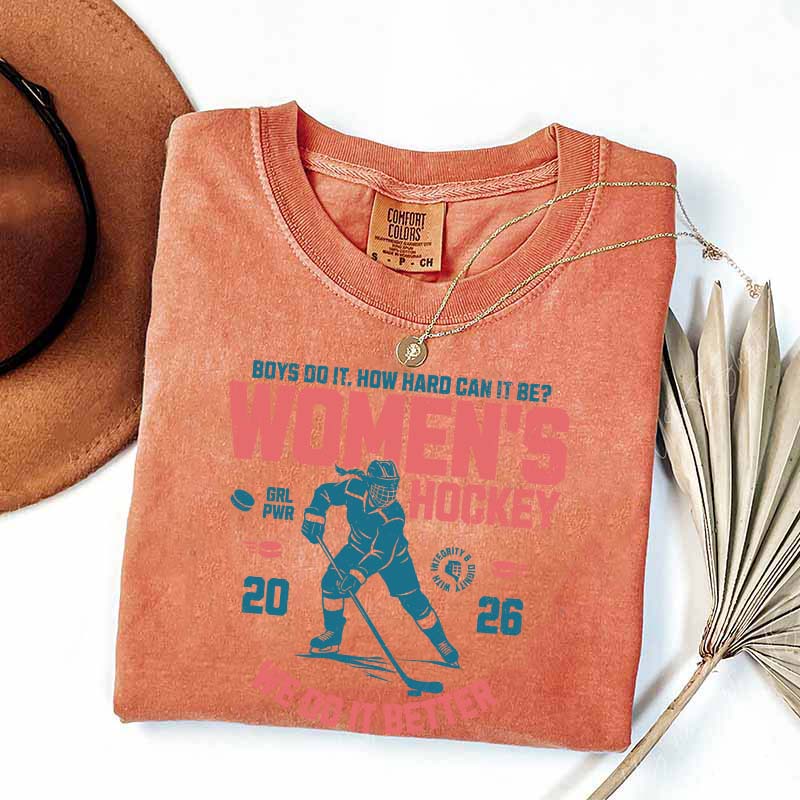 Hockey Lover Merch Feminist T-Shirt