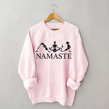 Namaste Yoga Skeleton Sweatshirt