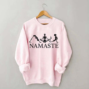 Namaste Yoga Skeleton Sweatshirt