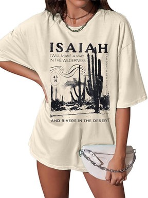 Übergroßes, christlich-religiöses T-Shirt für Frauen