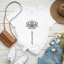 Positive Sayings Choose to Be Kind Lotus Flower T-Shirt