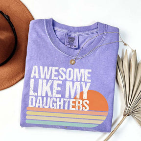 Awesome Like My Daughters Retro T-Shirt
