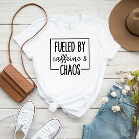 Fueled By Caffeine And Chaos T-Shirt