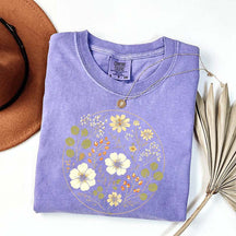 Wildflower Vintage Floral Ring T-Shirt
