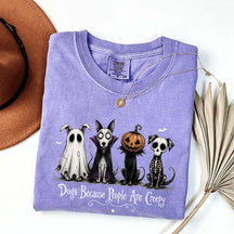 Cute Dogs Because People Are Creepy T-Shirt