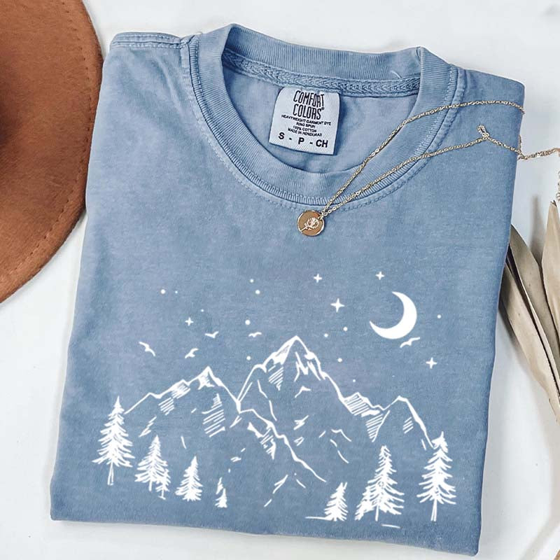 Minimalist Mountain Hiking T-Shirt
