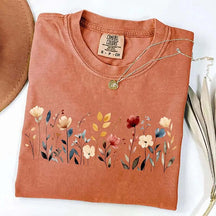 Comfort Colors Wild Flower Nature T-Shirt