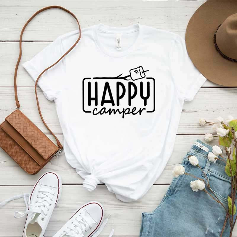 Happy Camper Marshmallow T-Shirt