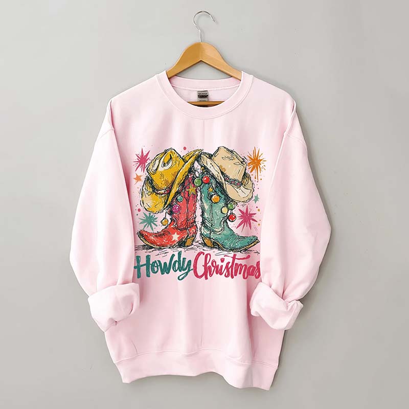 Cute Howdy Christmas Sweatshirt