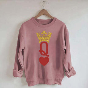 Queen Of Hearts Sweatshirt