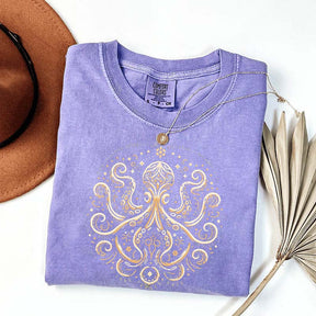 Comfort Colors Quiet Activism Mandala Ocean Lover T-Shirt