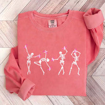 Dancing Skeletons Breast Cancer Sweatshirt