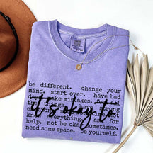 It's Okay Inspirational T-Shirt